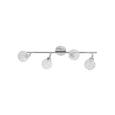 Strahler Mia, max. 4x33 Watt - Chromfarben, MODERN, Glas/Metall (56/17cm) - MÖMAX modern living