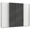 Ormar  S Kliznim Vratima Level 36c - bijela/siva, Moderno, drvni materijal (300/236/65cm) - Modern Living