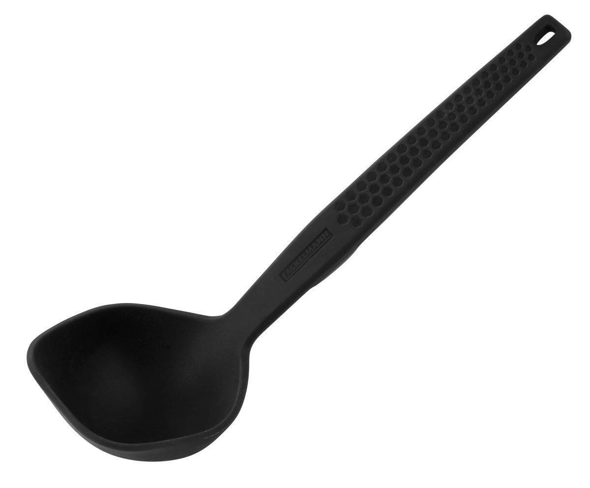 Schöpflöffel Statement in Dunkelgrau - Dunkelgrau, Kunststoff (28cm) - Fackelmann
