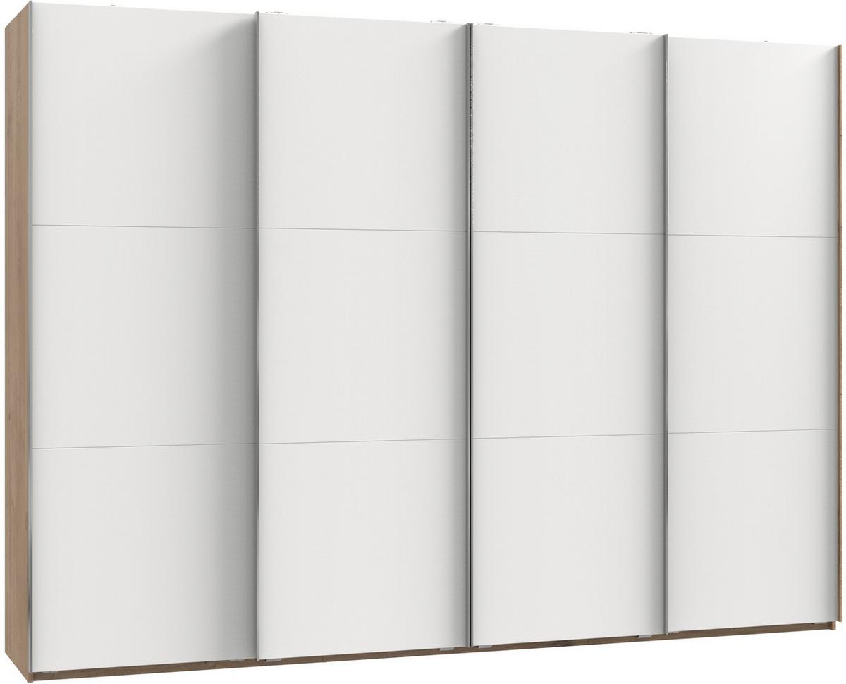 Ormar S Kliznim Vratima Level 36a - bijela/boje hrasta, Moderno, drvni materijal (300/216,5/65cm) - Modern Living