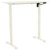 SKRIVBORD CHARLIE - vit, Modern, metall/trämaterial (120/60/72-118cm) - Mömax