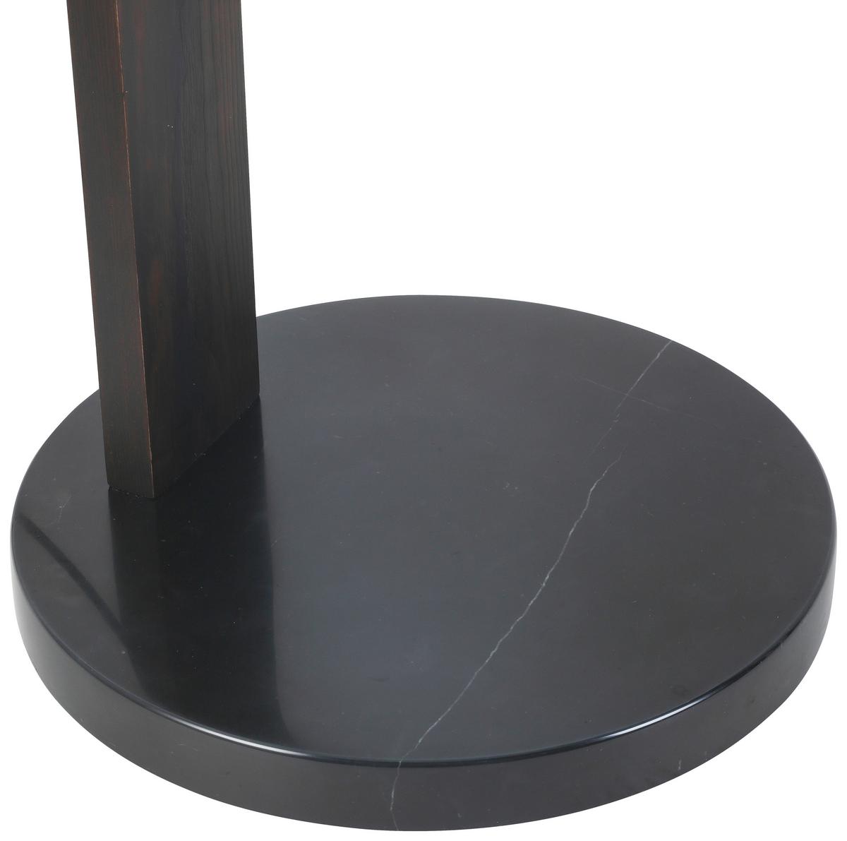 LAMPA STOJĄCA NEROL - czarny, Modern, kamień/metal (190/40/150cm) - Bessagi Home