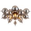 Deckenleuchte Udo Schwarz max. 25 Watt - Schwarz, Design, Glas/Metall (55/28cm) - Globo
