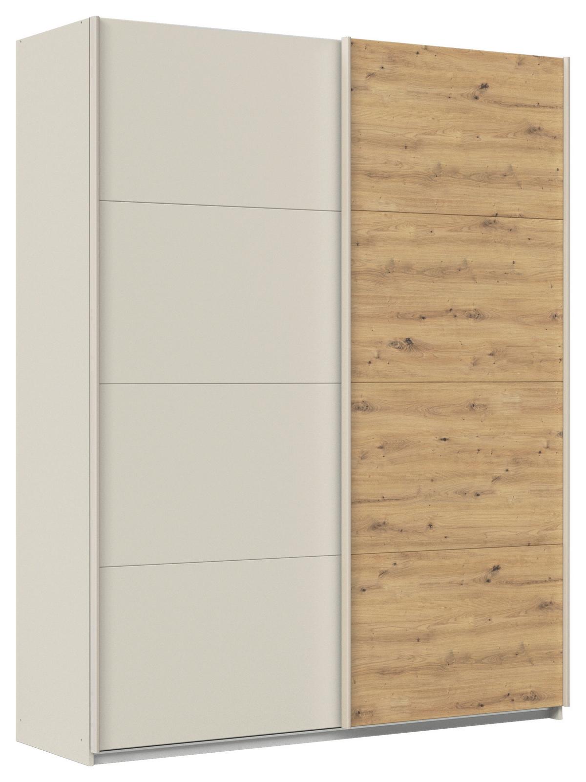 Ormar S Kliznim Vratima Feldkirch 12/181 Mh - hrast Artisan/boje šampanjca, Trend, drvni materijal/metal (181/229/61cm) - Modern Living