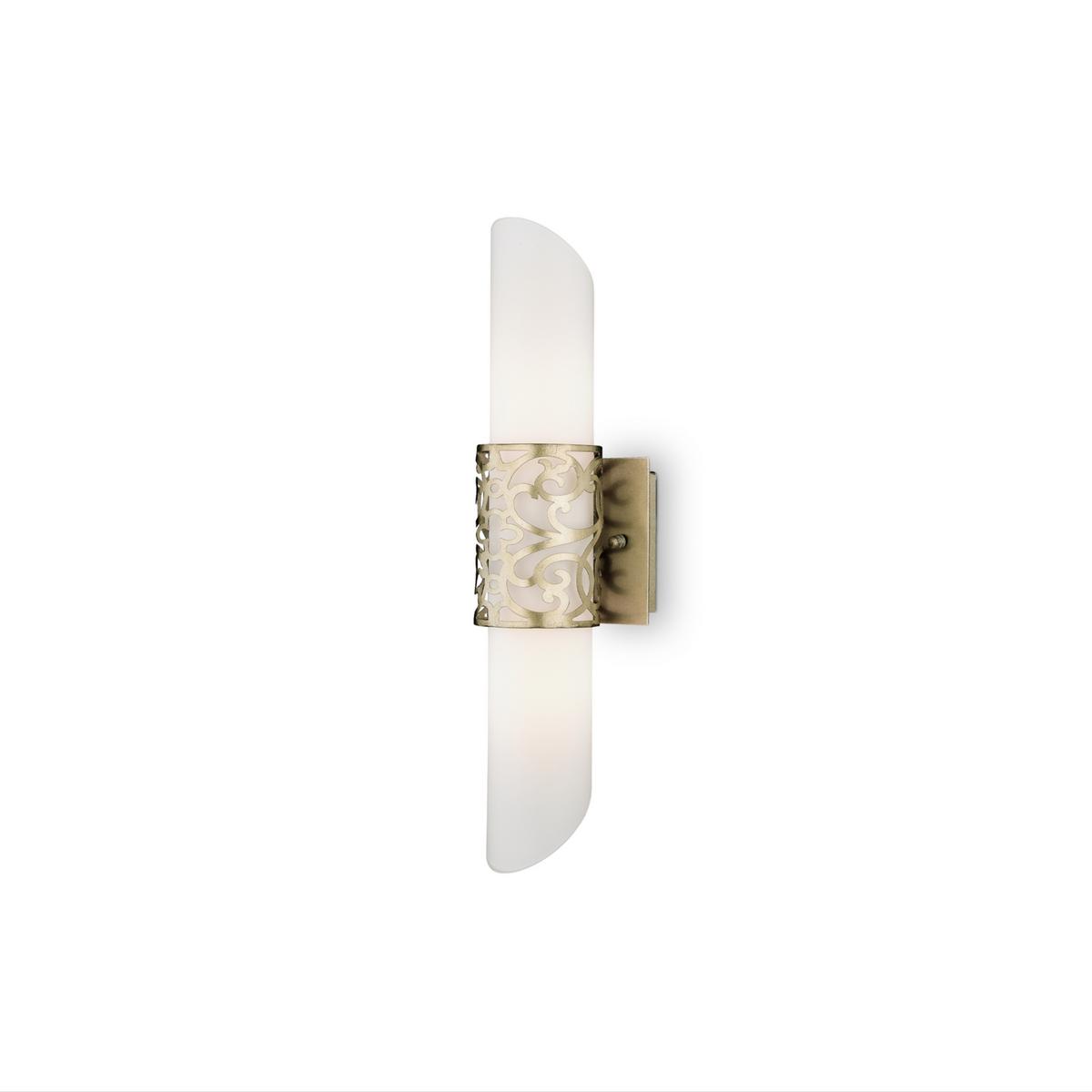 WANDLEUCHTE VENERA - Messingfarben, Basics, Glas/Metall (12/45,7/11,3cm) - MAYTONI