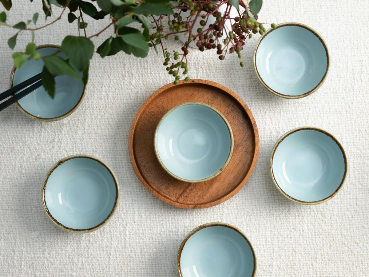 Dipschalenset 22091 Nature Collection - Pastellblau, Trend, Keramik (8cm) - Creatable