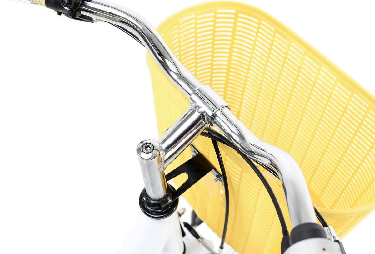 Citybike 28'' Cantaloupe RH 48cm - Gelb/Weiß, Basics, Metall (180/70cm) - Atrigo