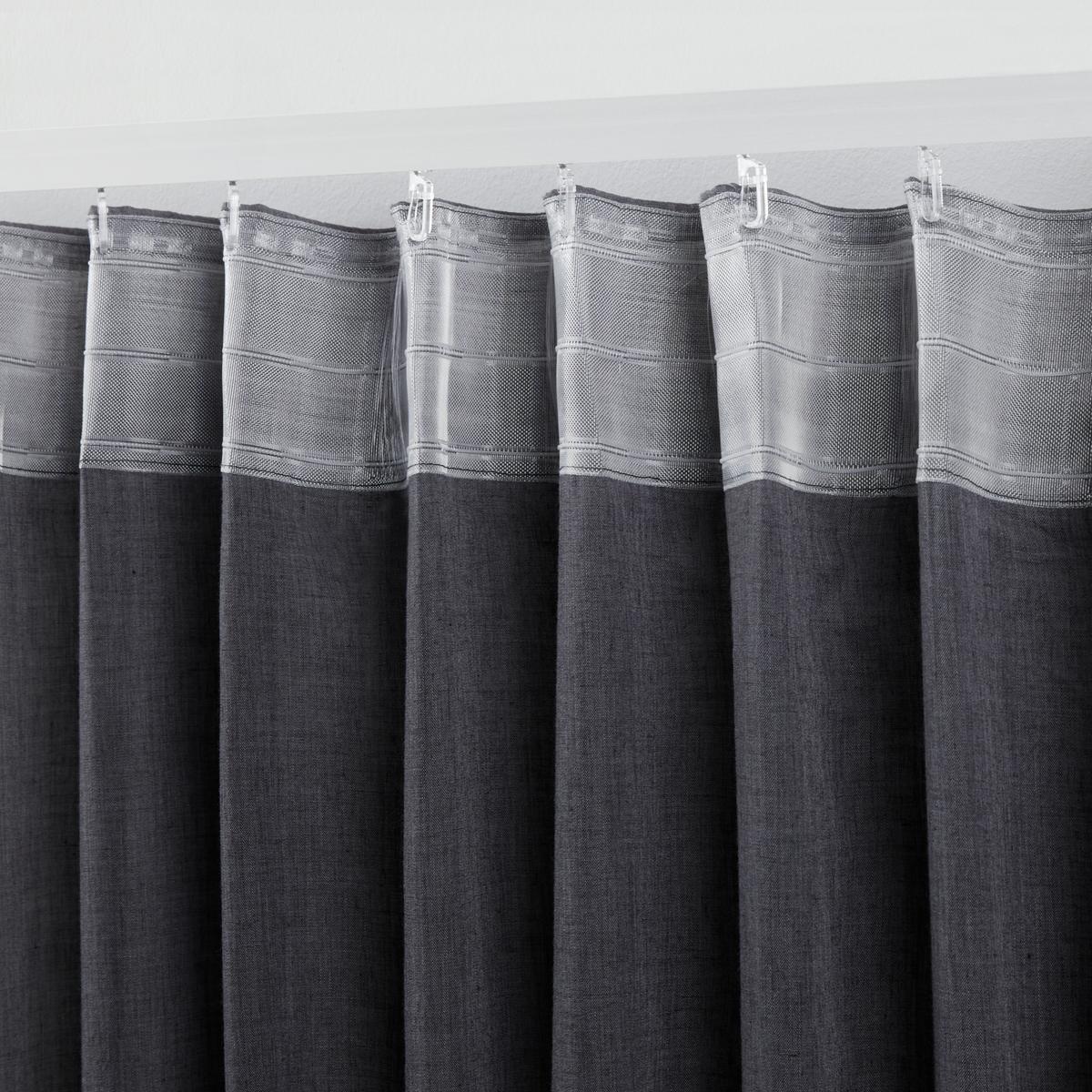 Perdea confecționată Ramona - albastru, Modern, textil (135/245cm) - Modern Living