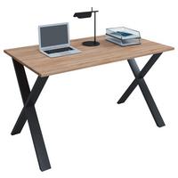 Pisalna Miza Lona, Hrast - črna/hrast sonoma, Moderno, kovina/leseni material (140/80/76cm) - MID.YOU