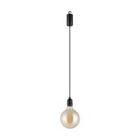 Aussenhängeleuchte 900211_vignanello - Bernsteinfarben/Schwarz, Basics, Kunststoff (12,5/19,5cm) - Eglo