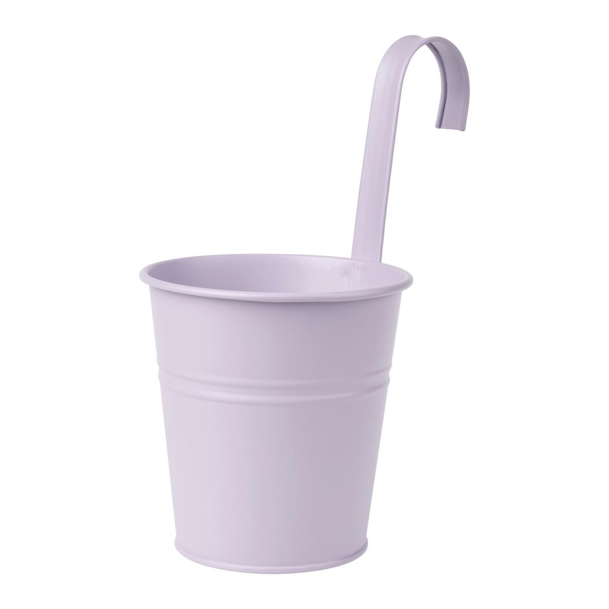 Übertopf Zana Flieder Ø ca. 13cm - Flieder, Metall (13/13,5/13cm) - Mömax