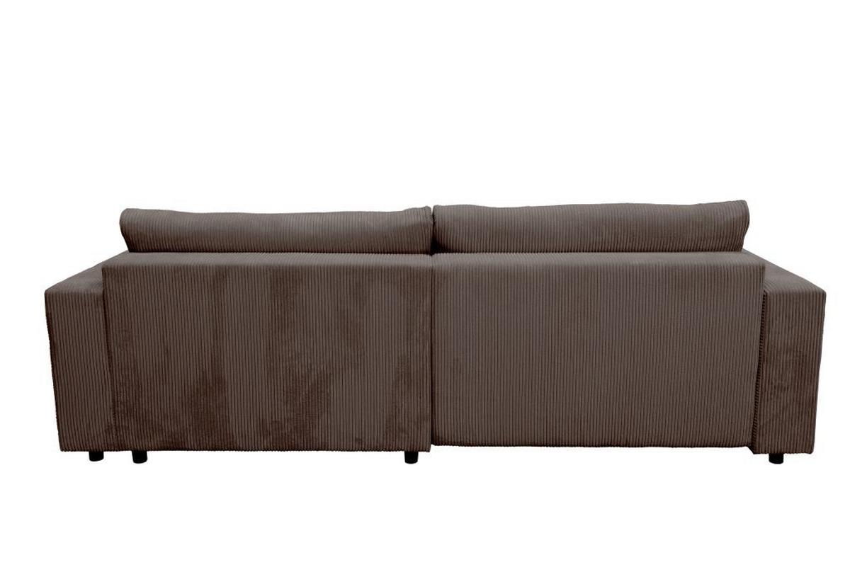 Kutna Garnitura Xela - tamno siva/crna, Moderno, tekstil (265/170cm) - Modern Living