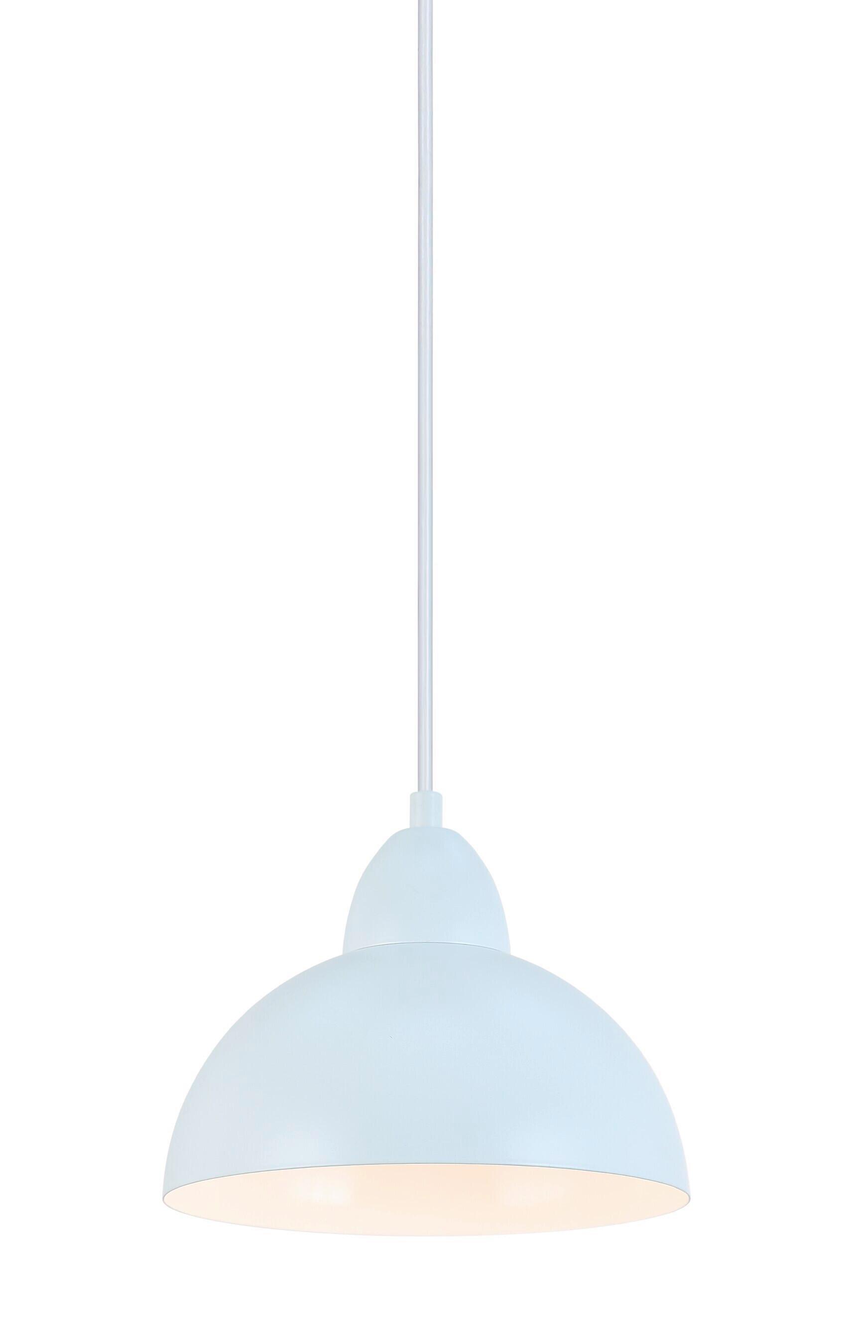 Hängeleuchte Michael Weiß max. 25 Watt - Weiß, MODERN, Kunststoff/Metall (20/100cm) - Mömax