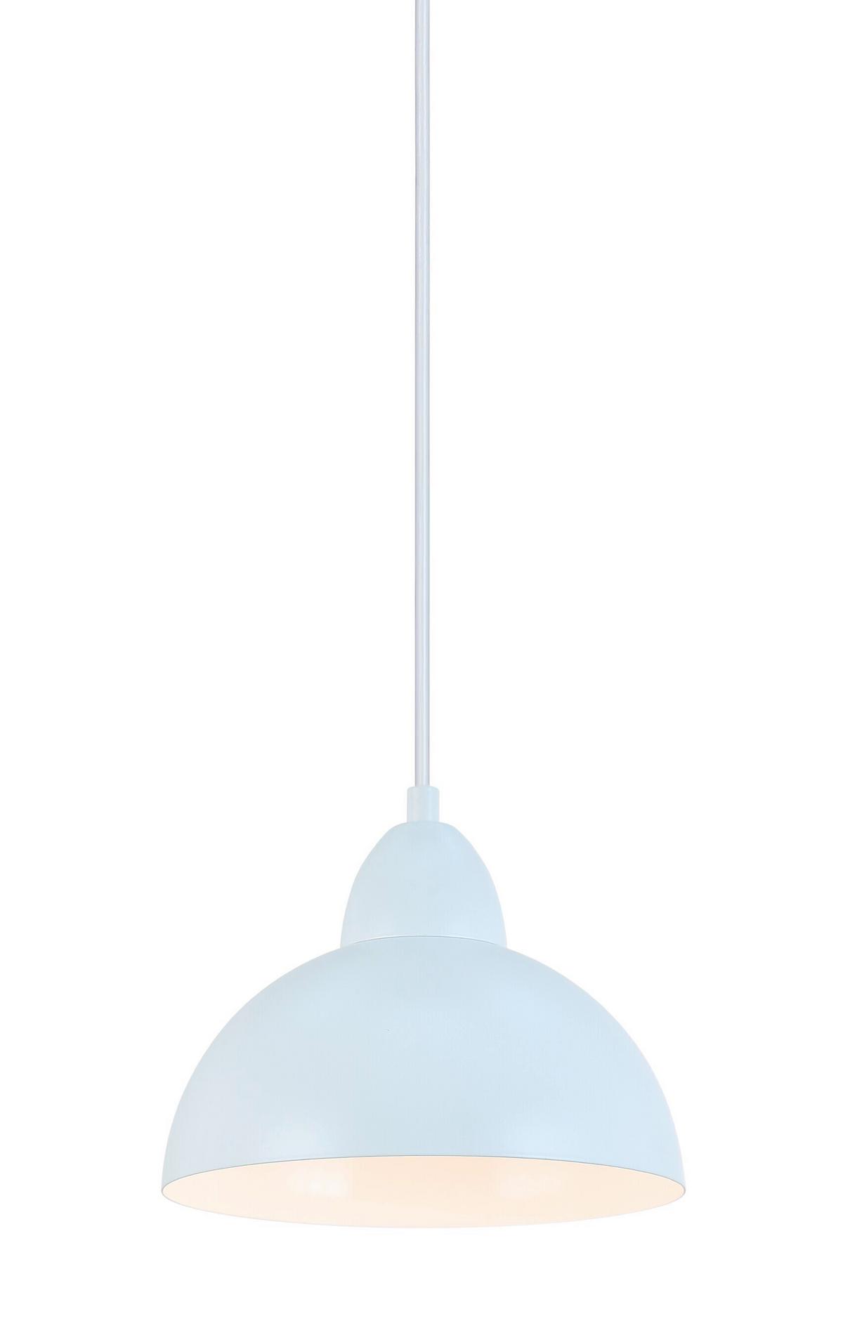 Lampă suspendată Michael - alb, Modern, plastic/metal (20/100cm) - Mömax