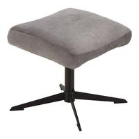 Hocker York In Grau - Grau, Modern, Textil (52/44/42cm) - Mömax