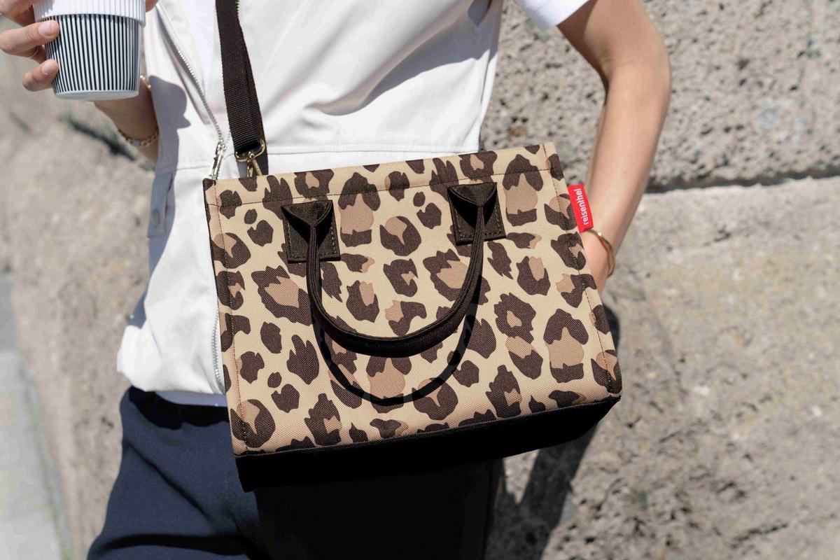 TORBA NA ZAKUPY DAILY SHOPPER XS LEO MACCHIATO - różnokolorowy, Basics, tworzywo sztuczne (27/21/14cm) - Reisenthel