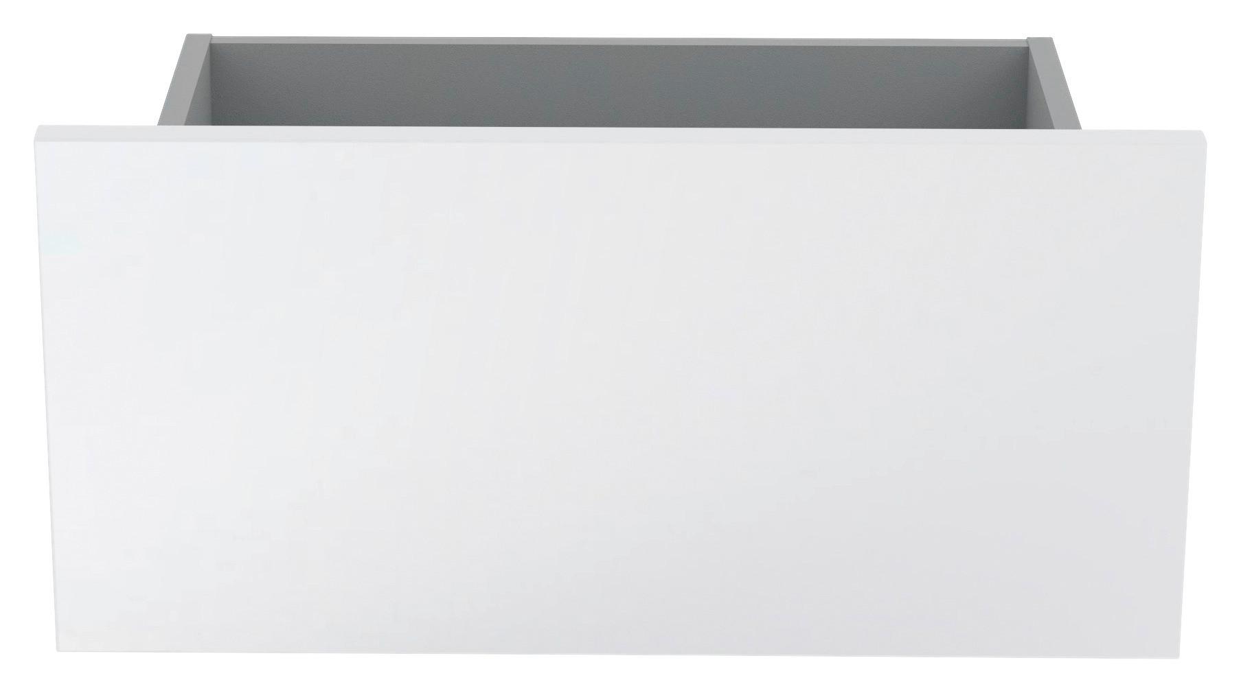 Ladica Unit - Elements - bijela visoki sjaj, Moderno, drvni materijal (45,3/21,9/36,6cm) - Based