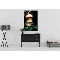 Bild Faces-30-98x148-Frx-Frzw-Mfotw - Schwarz, Basics, Holz/Kunststoff (98/148/10cm) - Wandkraft