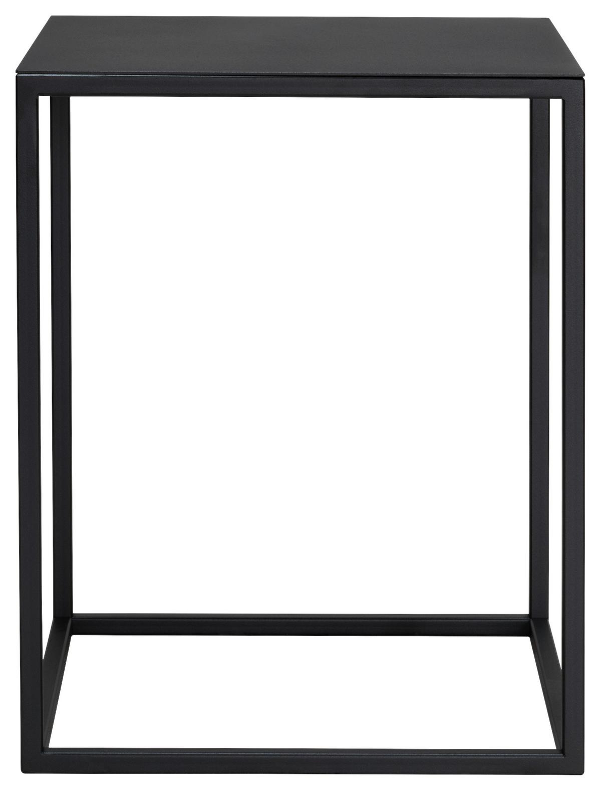 STOLIK BOCZNY PINO 4 - czarny, Design, metal (40/40/50cm) - Johann Jakob