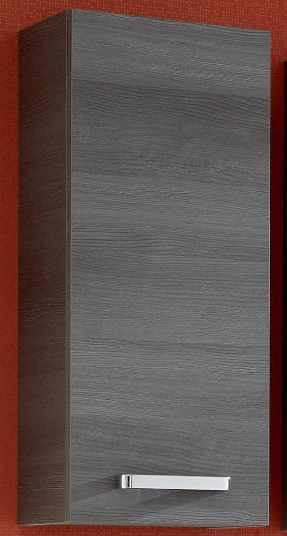 Hängeschrank in Graphit 'Bonn' BONN - Chromfarben/Graphitfarben, KONVENTIONELL, Holzwerkstoff (30,0/70,0/20,0cm) - Xora