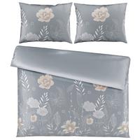 Posteljnina Nala Xxl, Siva, 2x60/80, 200/200 - siva, Romantika, tekstil (200/200cm) - Mömax