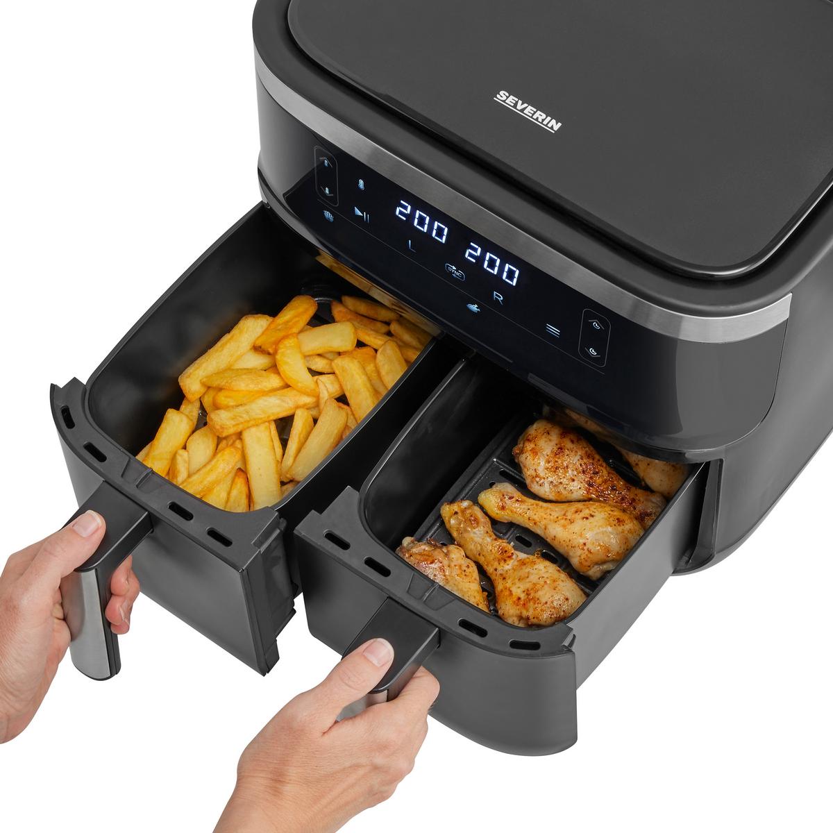 FRYTKOWNICA BEZTŁUSZCZOWA FR 2453 - czarny, Basics, tworzywo sztuczne/metal (33,5/31,5/36,5cm) - Severin