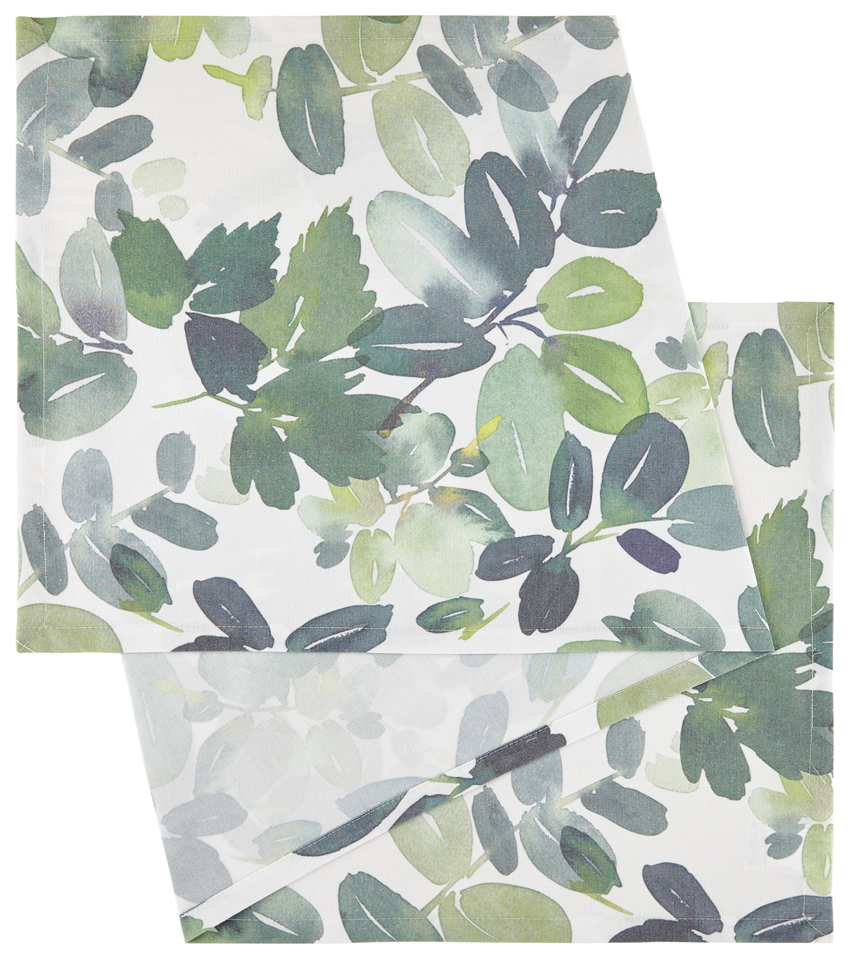 Nadprt Steffi - bela/temno zelena, Konvencionalno, tekstil (45/150cm) - Mary's