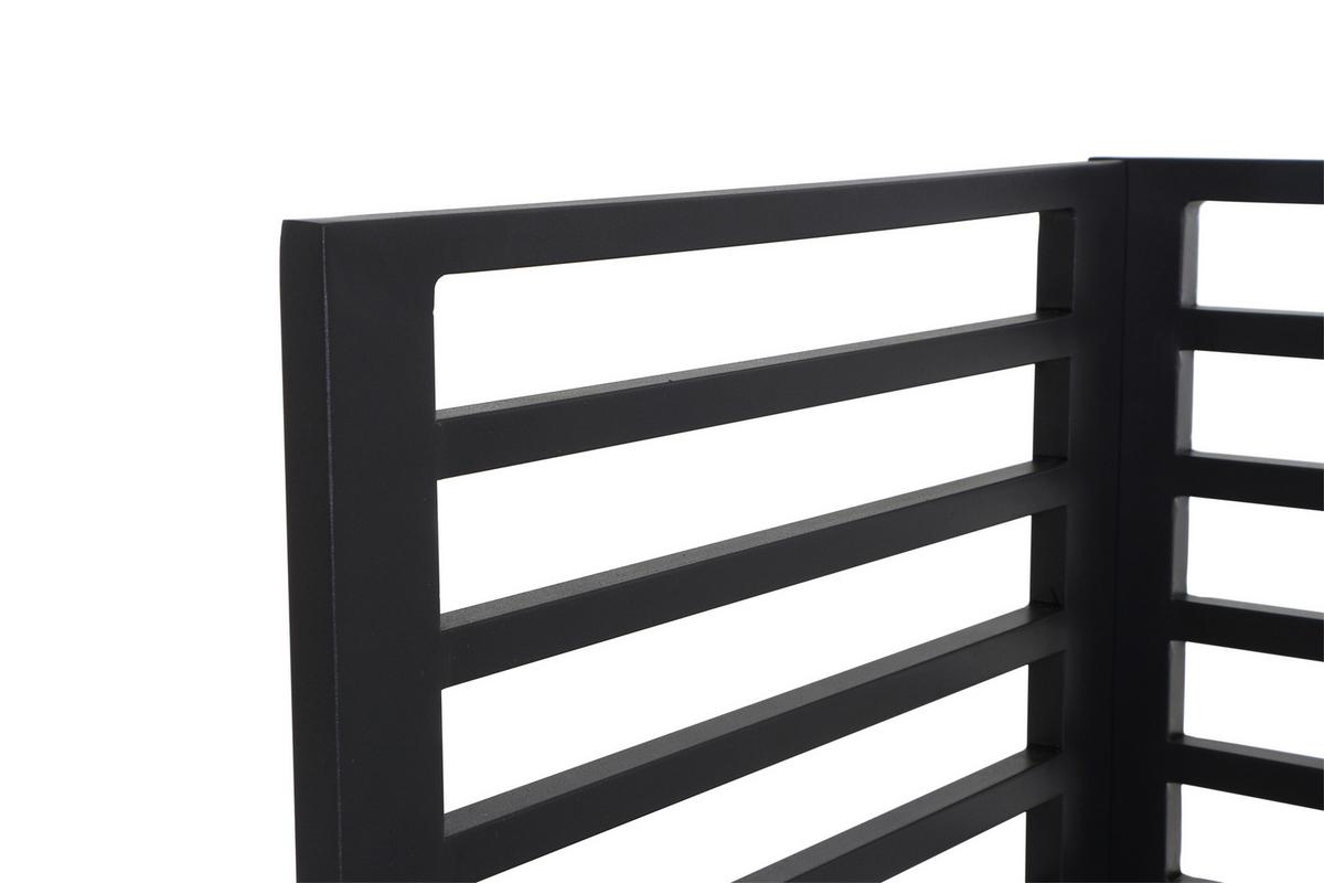 Outdoorküche Anthrazit ca. 236x90x56 cm - Anthrazit, Basics, Metall (236/90/56cm) - Siena Garden