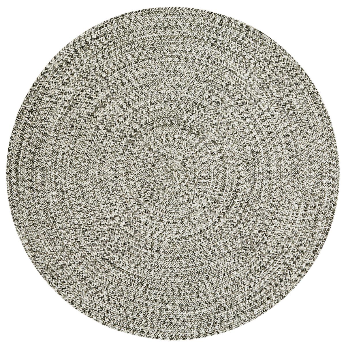 Outdoorteppich Trenzado Greige Ø ca. 200cm - Greige/Multicolor, Basics, Kunststoff (200cm)