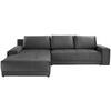 Canapea modulară Adria - gri închis, Modern, textil (213/308cm) - Based
