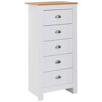 Visoka Komoda Wl6.379 - rjava, Moderno, leseni material (53/114/39cm) - MID.YOU