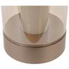 LED-DEKORATIONSLAMPA FLAMMI - vit/kromfärg, Modern, metall/glas (8,5/13cm) - Mömax