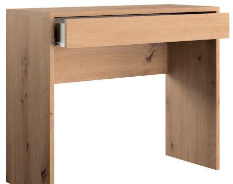 BUREAU ESPRESSO - Wit/Eikenhout Artisan, Modern, Houtcomposiet (100/81/40cm) - Mömax