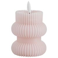 LED-Kerze Grace in Rosa - Rosa, Basics, Kunststoff (7.5/11.5cm) - Modern Living