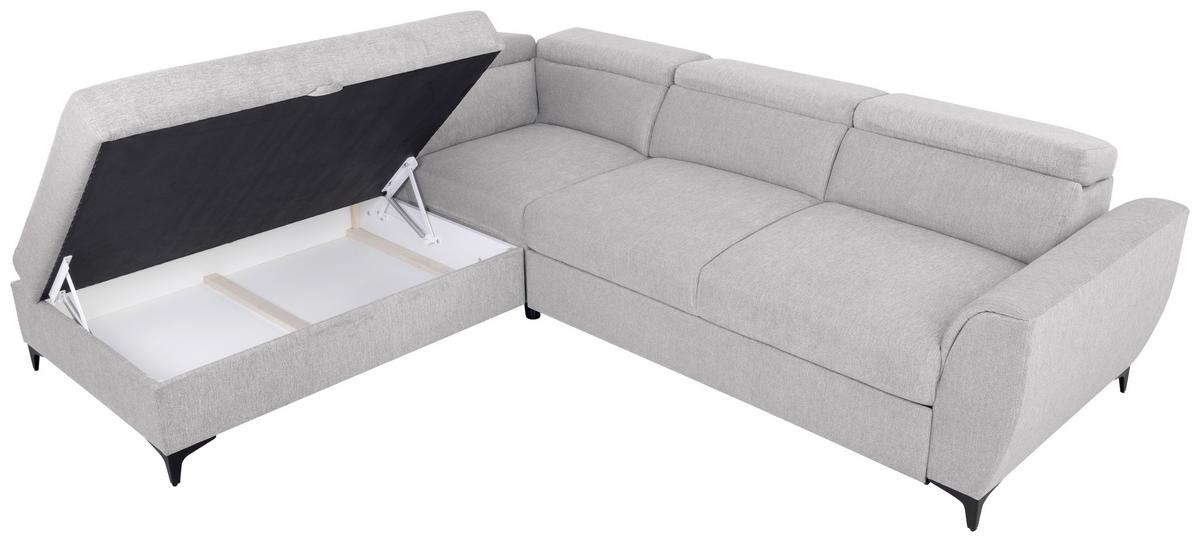 COLțAR LAPIS - gri deschis, Konventionell, textil (217/255cm) - Modern Living