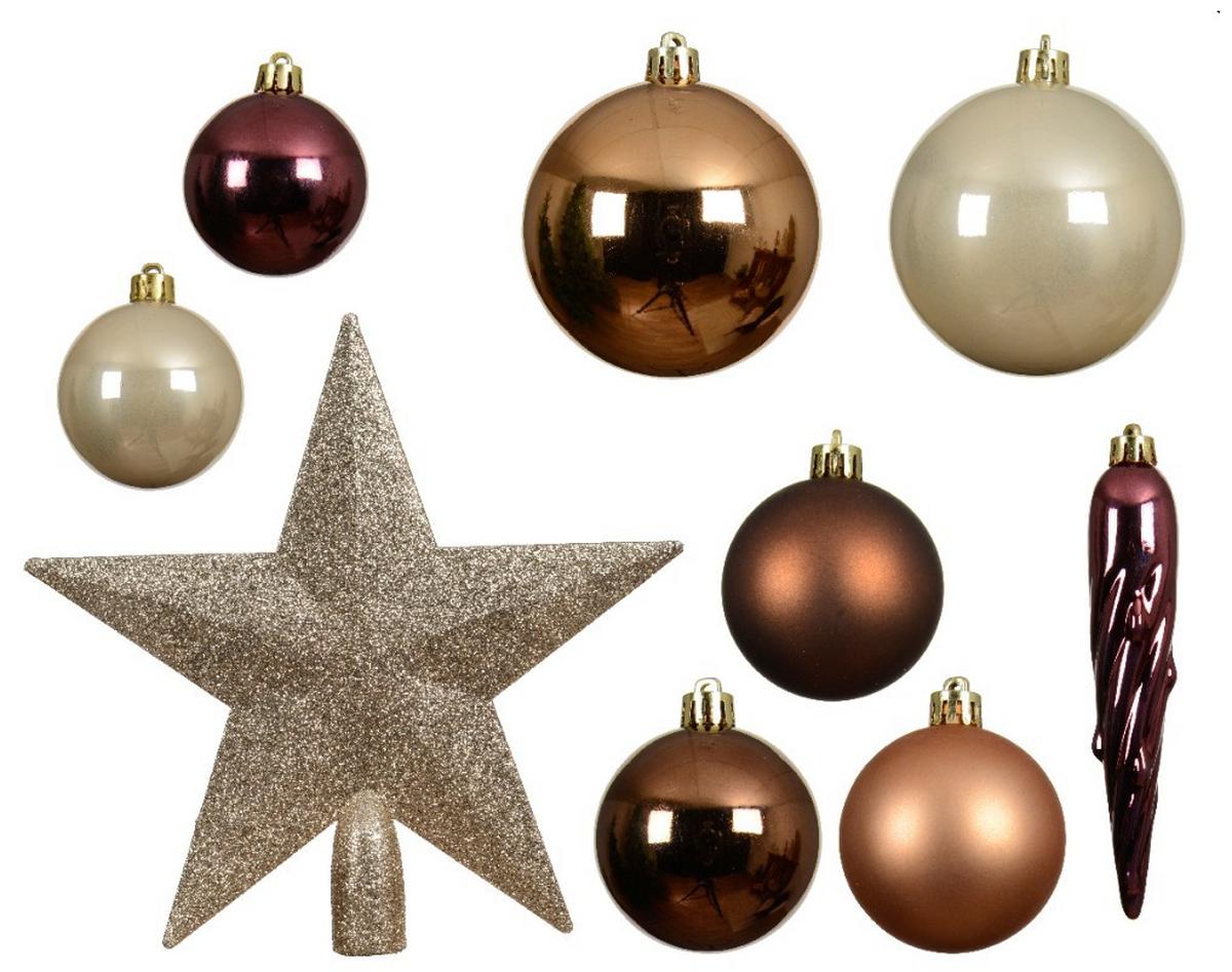 ZESTAW BOMBEK CHOINKOWYCH 022977 - KUGELN - Basics (8,00/8,00/8,00cm)