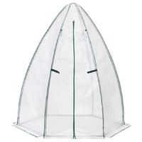 PFLANZENZELT WINTERZELT WEIß - Weiß, Basics, Textil (160/183/160cm) - Ambia Garden