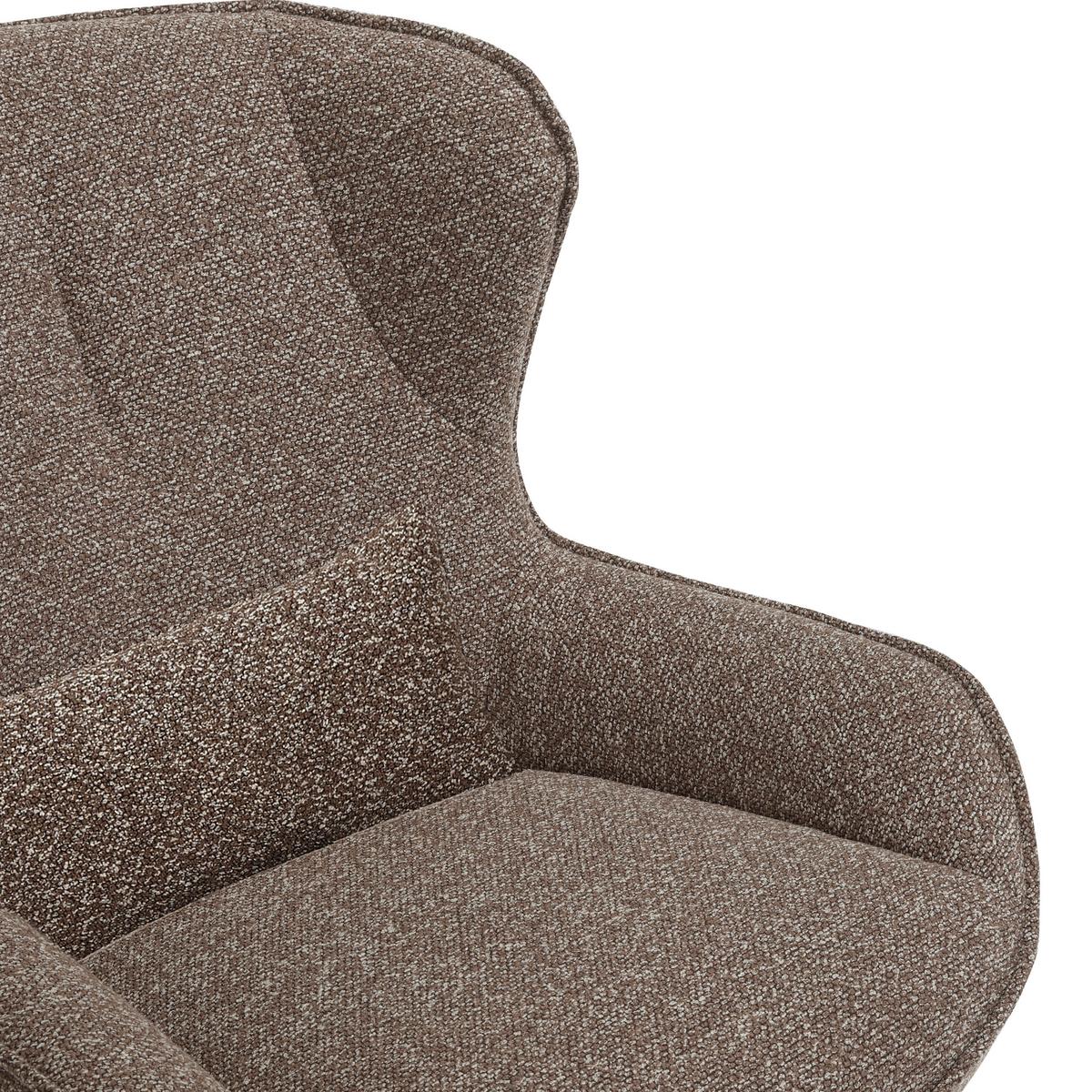 Fotelja Alba - brončane boje/smeđa, Moderno, metal/tekstil (76/94/87,5cm) - Mömax