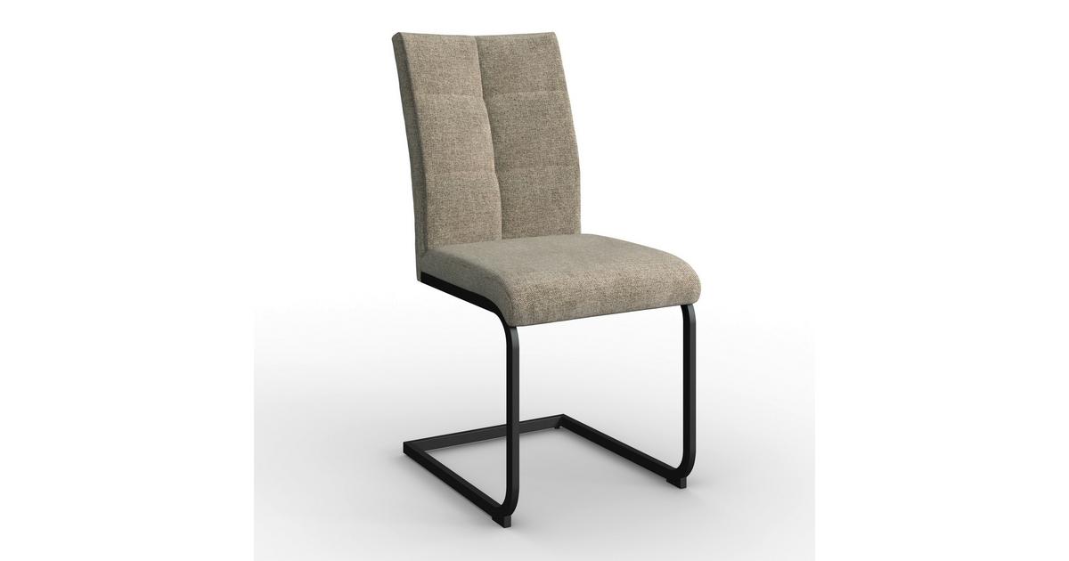 Schwingstuhl COLIEN Webstoff braun online