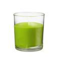 Kerze im Glas Mona in Creme, Grau, Grün - Creme/Grau, Glas (7,2/8,3cm) - MÖMAX modern living