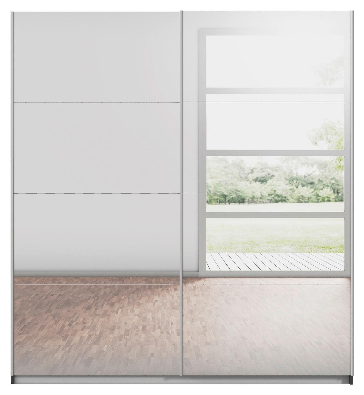 Ormar S Kliznim Vratima Subito - boje grafita/srebrne boje, Moderno, drvni materijal/metal (181/197/61cm) - Modern Living