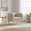 RELAXZETEL BRUNO - Beige/Natuurlijke kleuren, Modern, Hout/Textiel (79/69/75cm) - Bessagi Home