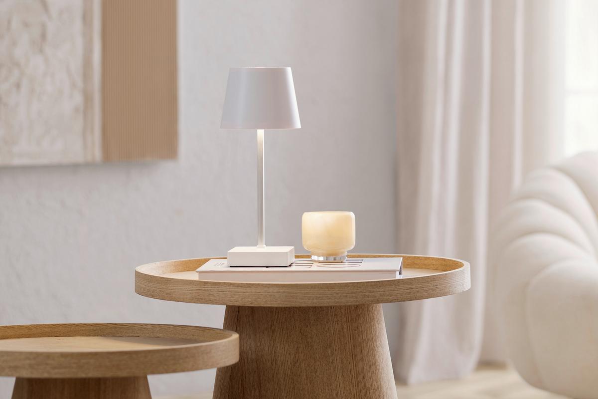 LED-Dekoleuchte Gopi max. 1,5 Watt - Weiss, Romantik / Landhaus, Kunststoff/Metall (10,5/26cm) - Modern Living