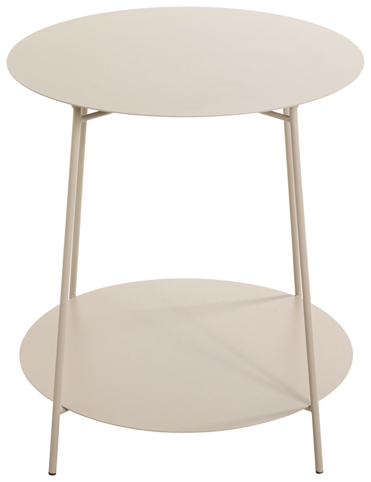 STOLIK BOCZNY ENNO 2 - kaszmir, Trend, metal (50/50cm)