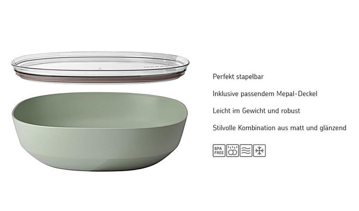 ZESTAW DO SAŁATEK 105941241100 - czarny, Konventionell (30,1/9,2cm) - Mepal