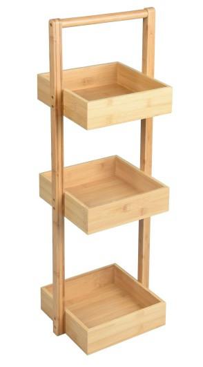 Standregal in Naturfarben - Braun, Natur, Holz (25/75/21cm) - ecoTree
