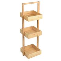 Standregal in Naturfarben - Braun, Modern, Holz (25/75/21cm) - ecoTree