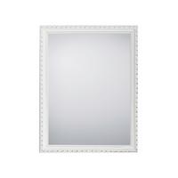 Ogledalo Loreley-Sb - bela, Lajfstajl, staklo/drvo (34/45cm) - Modern Living