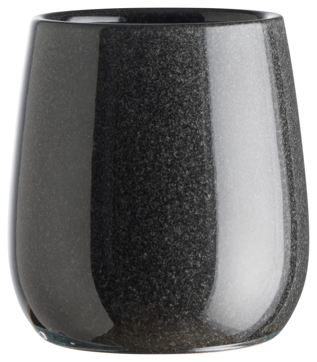 Fogkefetartó Pohár Magnus - fekete/sötétszürke, Modern, kerámia (8/10cm) - Mömax