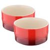 UGNSFORMSET ELISA - S - 2PCS - röd, Klassisk, keramik - Mömax